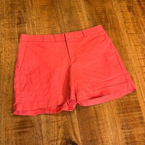 Banana Republic Vibrant Coral Shorts